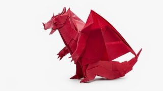 Origami Devil Dragon Jo Nakashima [upl. by Nihi]