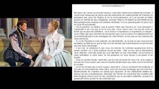 La Princesse de Clèves  dialogue entre le Prince et Mademoiselle de Chartres [upl. by Limhaj590]