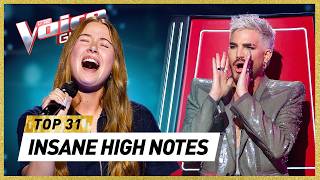 The Most Impressive HIGH NOTES of 2024 on The Voice [upl. by Hannahsohs]