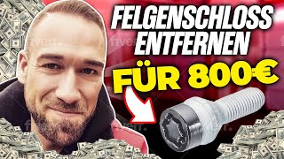 Felgenschloss entfernen für 800€ [upl. by Netti771]