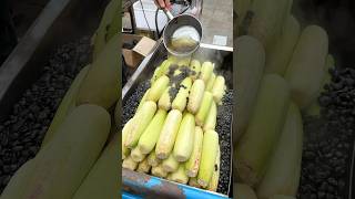 Amazing Hot Stone Steamed Corn in Taiwan [upl. by Quitt829]