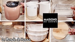 MAISONS DU MONDE 2401 VAISSELLE ET ACCESSOIRES CUISINE ☕️ [upl. by Leakcim737]