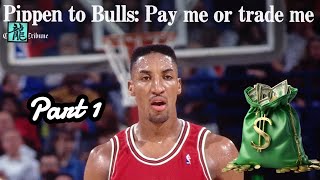 Scottie Pippen vs The Bulls Organization Beef Part 1 [upl. by Ennaimaj457]