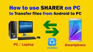 How to use SHAREit on PC to Transfer Files from Android to PC via Wirelessly  Just Genius  jgytcv [upl. by Ainoda178]