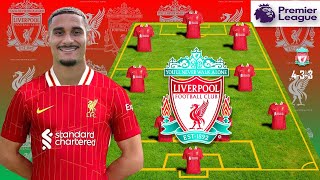 Maxence Lacroix to Liverpool Liverpool Potential Lineup with Transfer Targer under Arne Slot [upl. by Brian332]