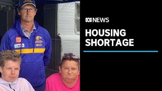 Tasmanians are living in caravan parks due to a lack of affordable rentals  ABC News [upl. by Aibos]