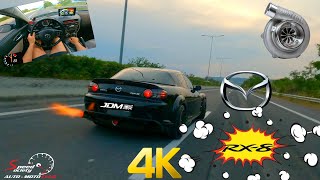 MAZDA RX8 BIG TURBO  SHOWDOWN 4K [upl. by Granoff147]