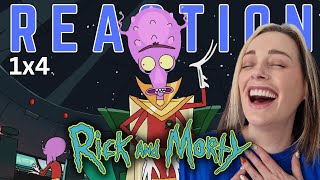 FIRST TIME WATCHING RICK AND MORTY  1x4 M NIGHT SHAYMALIENS  TV SHOW REACTION [upl. by Hashum]