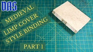 Long and Link Stitch Binding Inspired by a Medieval Book Part 1  Adventures in Bookbinding [upl. by Ailina]