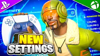 NEW BEST Controller SETTINGS  Sensitivity in Chapter 6 Fortnite Tutorial [upl. by Llerud]