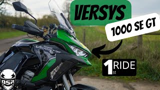 Kawasaki Versys 1000 SE Grand Tourer  First Ride [upl. by Ahsad]