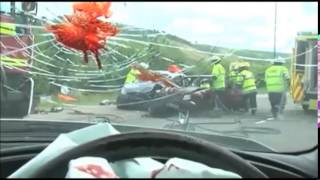 accident routier attention video choc [upl. by Gwen]