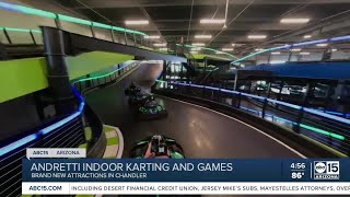 Andretti Indoor Karting amp Games opens 3story track in Chandler [upl. by Anilrats179]