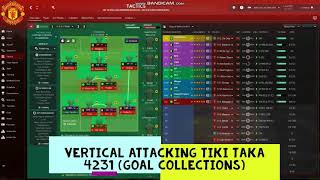 FM19 Vertical Attacking Tiki Taka 4231 Tactics and Goal Collections [upl. by Gareri]