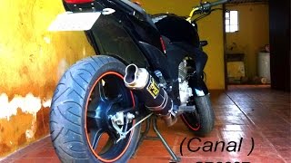 CB300 Com Rabeta Slim e Escape Pro Tork PT 2 Veja O Ronco [upl. by Idnic]