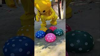 Best Water Balloon popping challenge balloonpopping shorts [upl. by Tuchman771]