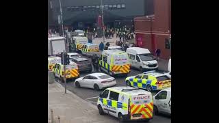 asbestos protests  ibrox stadium is sinking euros football asbestos [upl. by Enilesoj716]