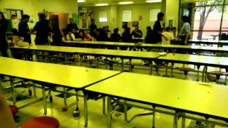 Stevenson Middle School 8th Grade Food Fight [upl. by Enitsenre]