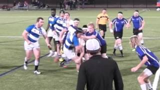 Christendom College vs Duke University Rugby Highlights [upl. by Soelch]