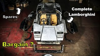 Rare Lamborghini Countach Complete Project  Bargain or Bust [upl. by Ettenahc]