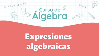 Expresiones algebraicas  Curso de Álgebra [upl. by Husch363]