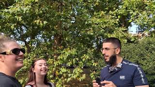 Two Clever Ladies Questioning Ali Dawah Speakers Corner Sam Dawah [upl. by Gypsie513]