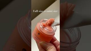 glowiestglobal lip balm full size vs mini size viralshorts viralmakeup lipbalm minimakeup [upl. by Hachmin]