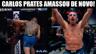 FUMANTE NOCAUTEADOR E COM DINHEIRO TODOS OS RESULTADOS UFC CARLOS PRATES VS NEIL MAGNY [upl. by Adnauqaj567]