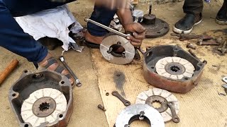 Mahindra tractor 475 Di breaks repair amp oil brakes [upl. by Dlorad942]