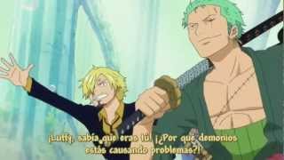 One piece 2 años despues  Luffy vs Pacifista sub en Español [upl. by Moreen108]