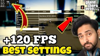 BEST GTA 5 GRAPHICS SETTINGS FOR LOW END PC  HOW TO FIX LAG IN GTA 5  GTA 5 Mods 2023  HindiUrdu [upl. by Rolyt]