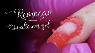 Remoção de Esmalte em Gel em Unhas Naturais [upl. by Kiah401]