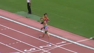 20130908 日本インカレ女子4x400mR決勝 青学34055 東大阪34092 日体34261 [upl. by Onirotciv256]