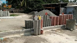 paver block making process paver tiles manufacturing Process Concrete tiles interlocking block [upl. by Lanrev]