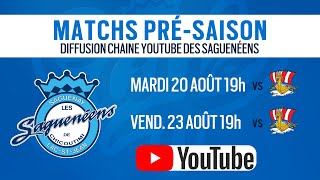 MATCH PRÉSAISON  20 AOUT DRAKKAR vs SAGUENÉENS [upl. by Lauritz234]