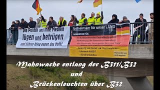 Drohnenaufnahmen Mahnwache in herbertingen am 0805 ampelmussweg demo widerstand protest [upl. by Naitsabes]