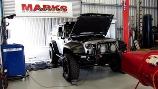 Ripp supercharged Jeep JK custom tuned [upl. by Oberheim246]