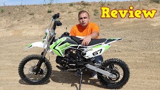 Full Review of 110ccm Pit Bike Strom V2 Cross from Nitro Motors [upl. by Hadik]