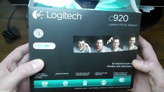 Logitech HD Pro Webcam C920 Unboxing [upl. by Ruelle77]