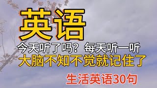 🍀31英语每天听一听 每天十分钟 英语会话 英语学习 英语口语  英语基础 地道本土英语 [upl. by Finley]