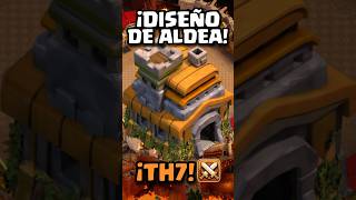 ⚔️ ¡EL MEJOR DISEÑO DE ALDEA PARA GUERRA DE TH7  AYUNTAMIENTO 7 CLASH OF CLANS clashofclans coc [upl. by Lalise526]