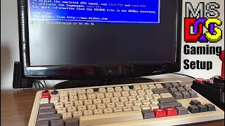 MSDOS Gaming Setup [upl. by Mallorie826]