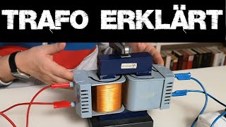 Wie funktioniert ein Trafo Transformator erklärt [upl. by Einre]