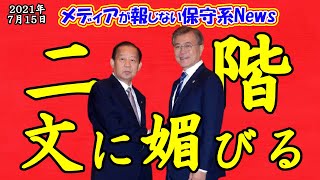 二階幹事長、文大統領に来日を要請する！！五輪開会式 それは「国益」か「自分の利益」か？なぜ竹島の地図問題でボイコットの国にわざわざお願いする？【メディアが報じない保守系News】 [upl. by Eikcin]