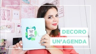 DECORO UNAGENDA A5 in stile tropicale e chic e ve la regalo DOWNLOAD GRATIS  CREAMYDIY [upl. by Carri]