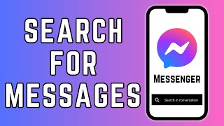 How to Search for Messages on Facebook Messenger [upl. by Charlotta]