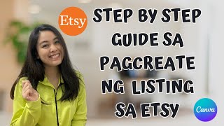 Paano MagCreate ng Listing sa Etsy Shop  Paano Magbenta ng Canva Templates sa Etsy Full Guide [upl. by Nyberg662]