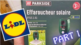 Unboxing Parkside effaroucheur nuisible chat souris rat PART1 [upl. by Aneahs]