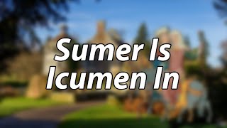 Mediaeval English Folk Song  Sumer Is Icumen In [upl. by Orme]