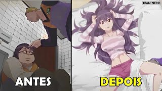 Um OTAKU acordou no CORPO DE uma LINDA GAROTA  Anime Recap Parte 1 [upl. by Baalman140]